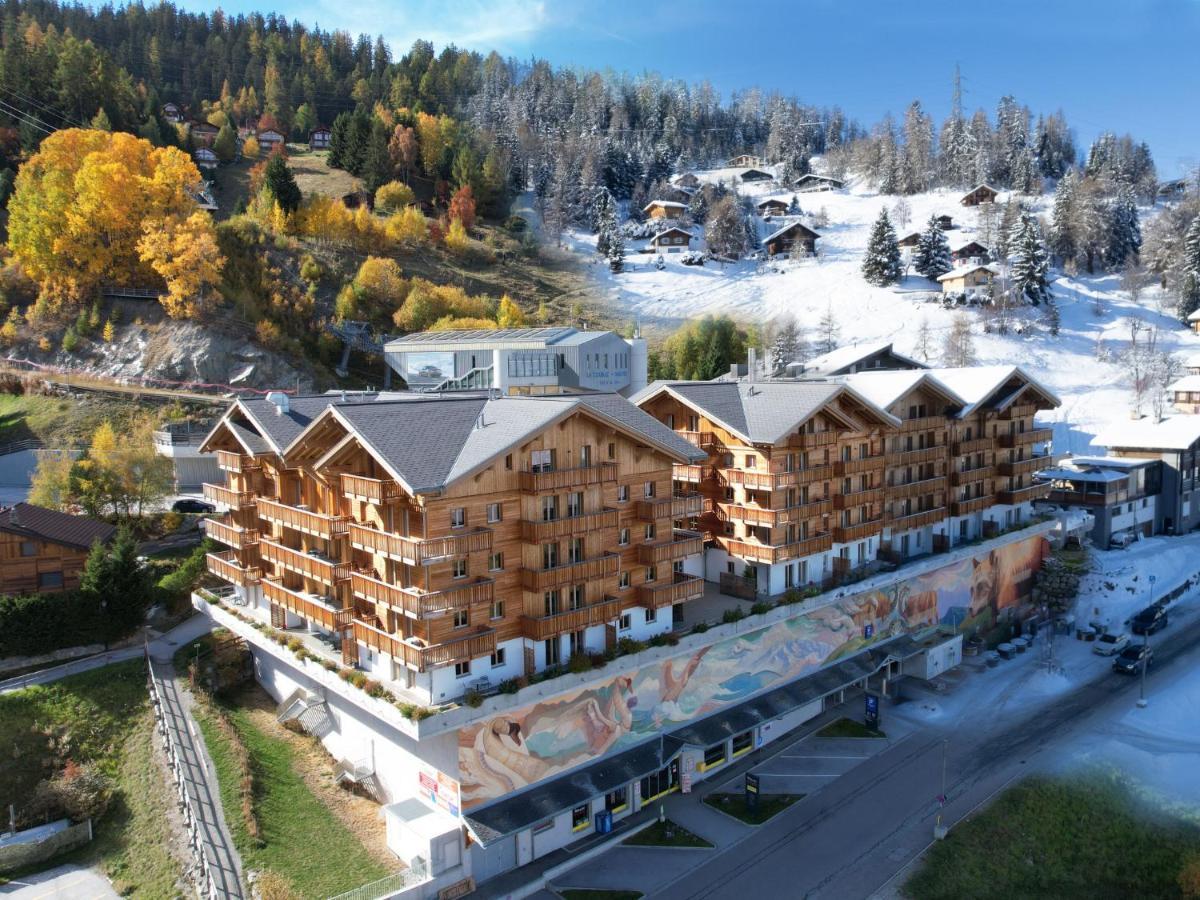 Apartment T-Resort La Tzoumaz 3P6 Vue Vallee By Interhome Bagian luar foto
