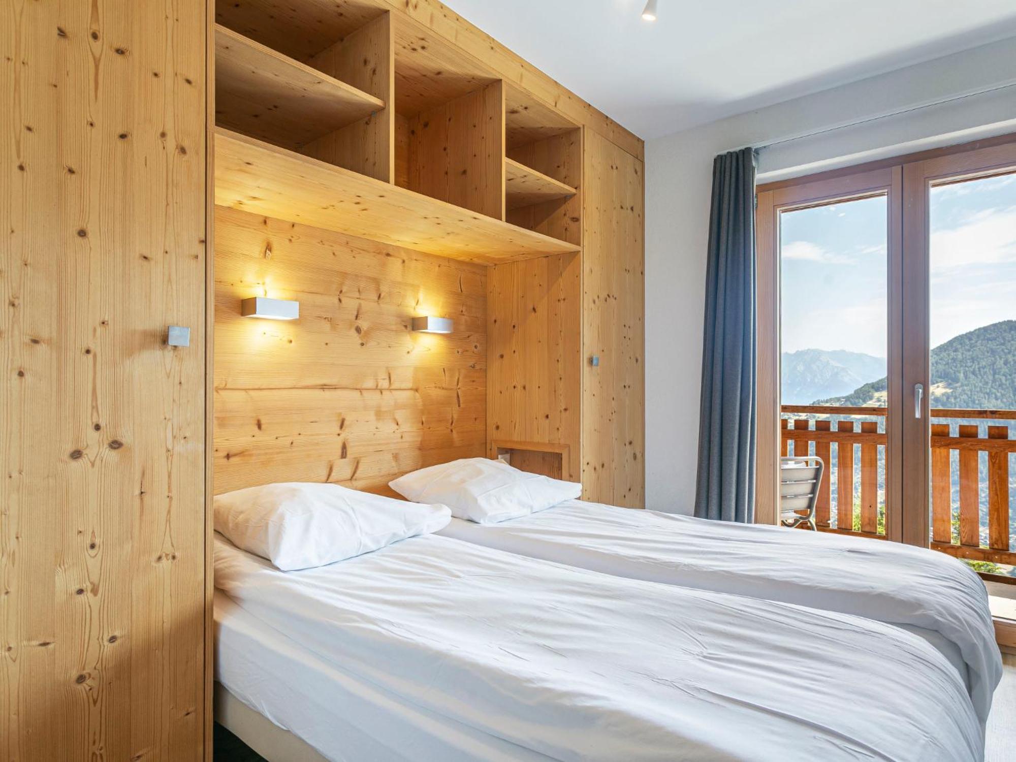 Apartment T-Resort La Tzoumaz 3P6 Vue Vallee By Interhome Bagian luar foto
