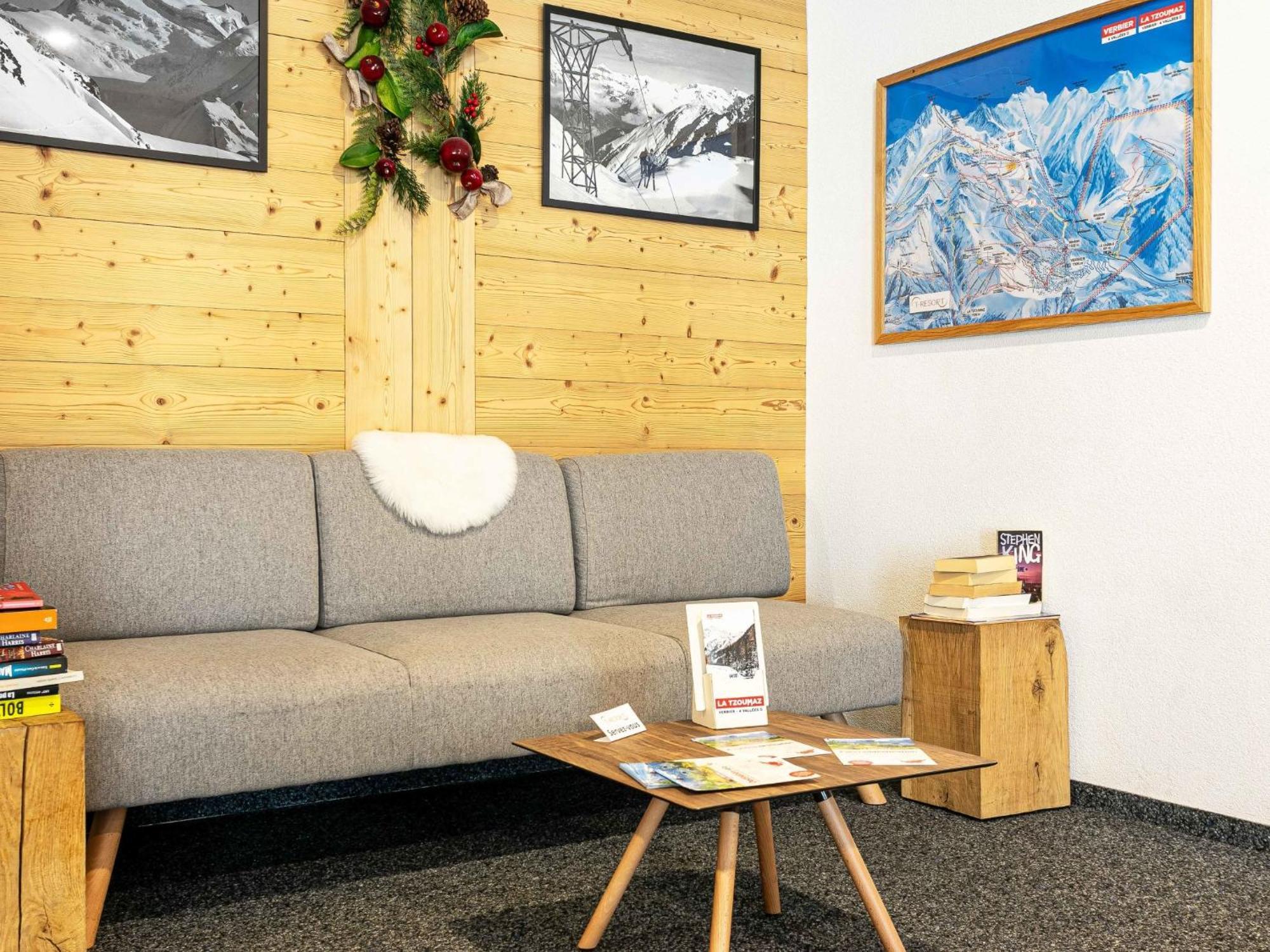 Apartment T-Resort La Tzoumaz 3P6 Vue Vallee By Interhome Bagian luar foto