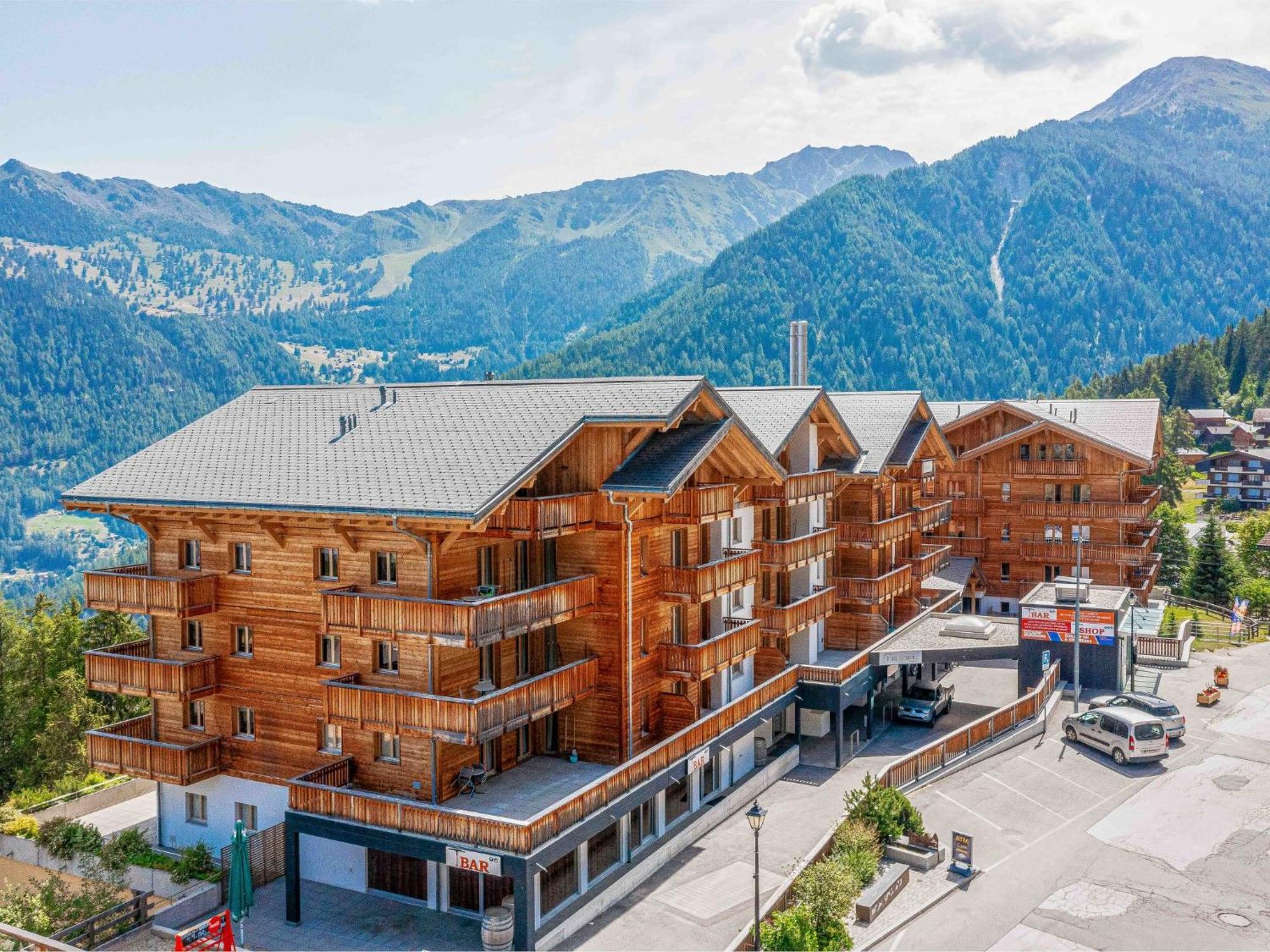 Apartment T-Resort La Tzoumaz 3P6 Vue Vallee By Interhome Bagian luar foto
