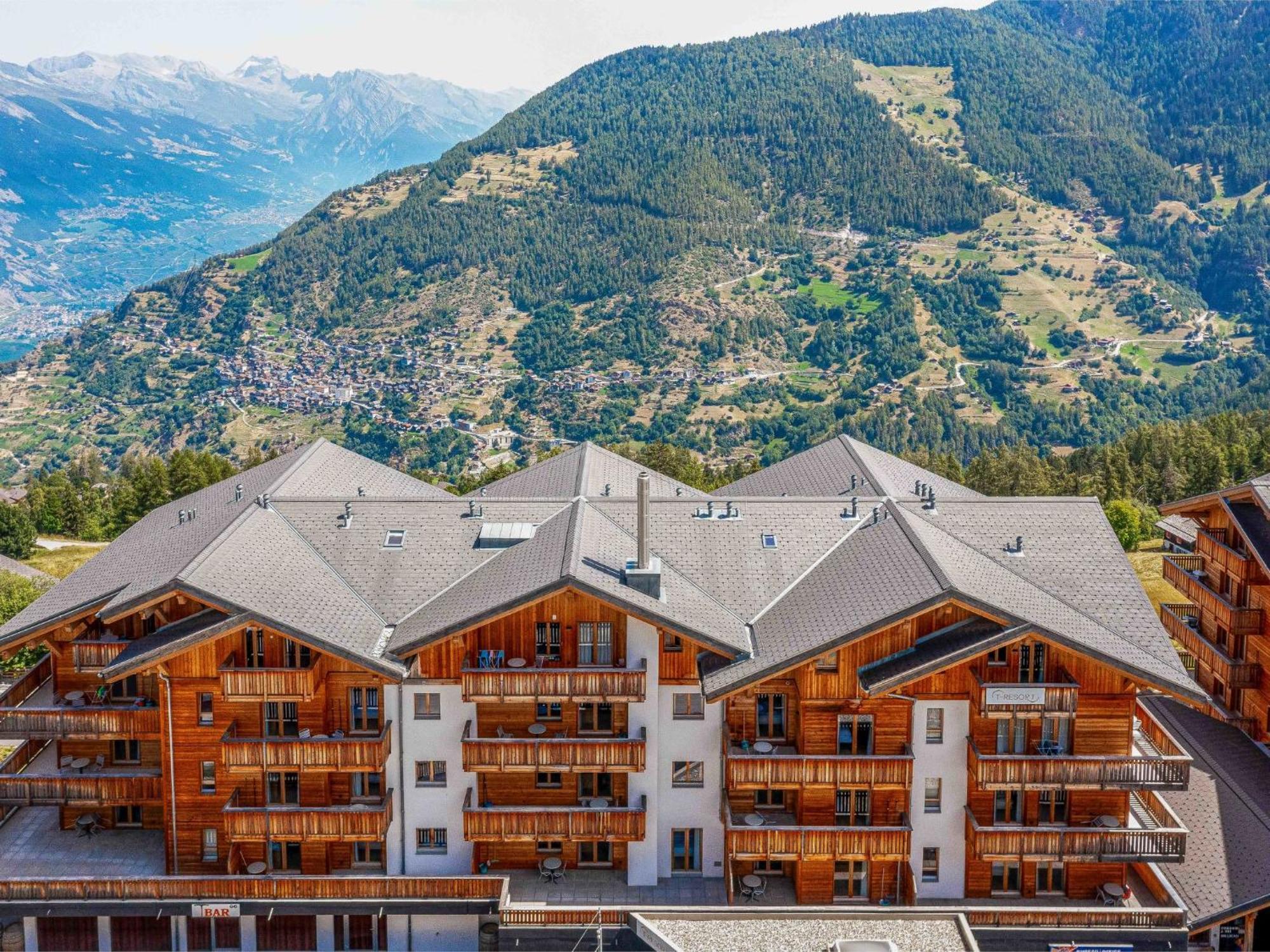 Apartment T-Resort La Tzoumaz 3P6 Vue Vallee By Interhome Bagian luar foto