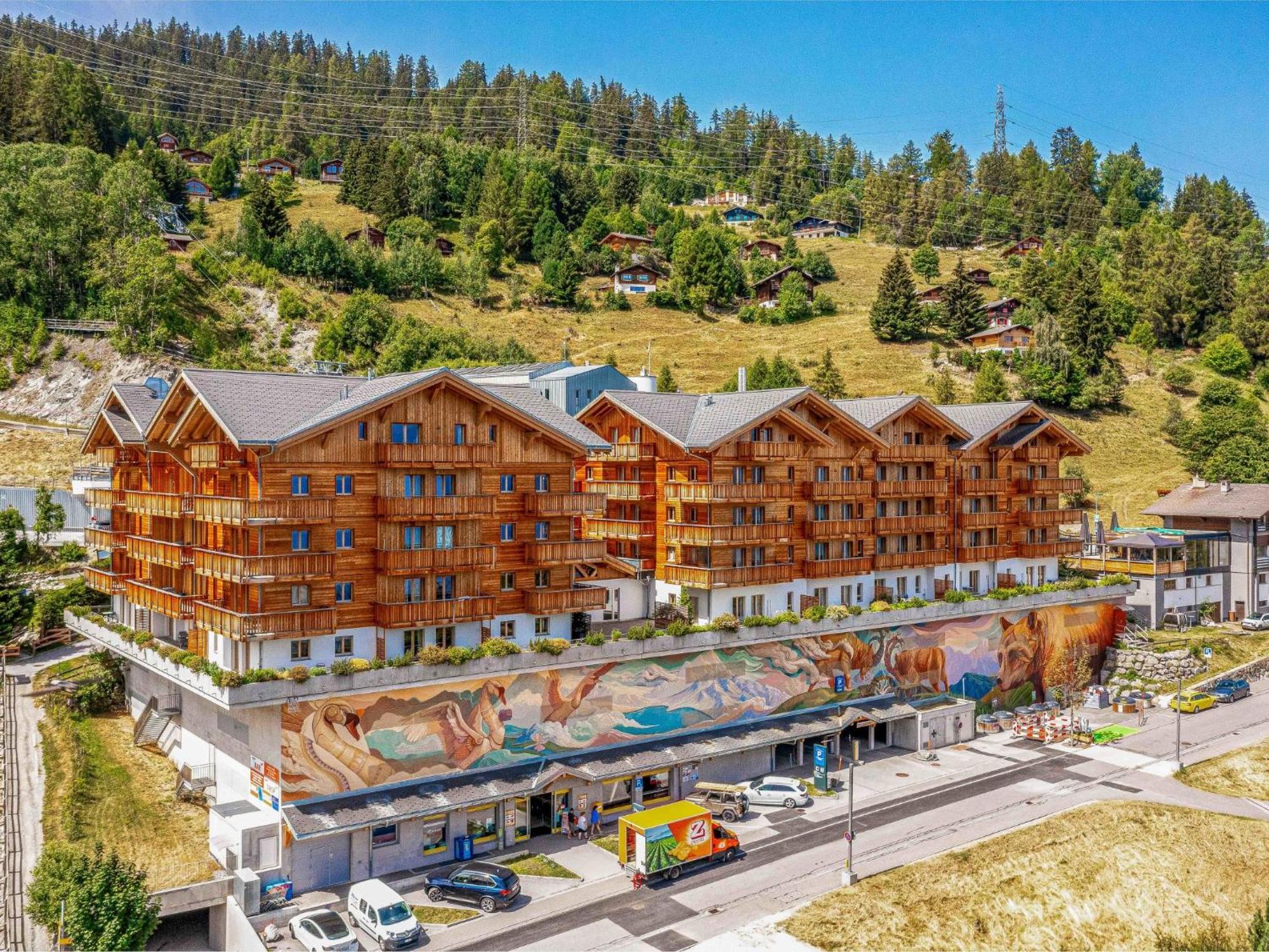Apartment T-Resort La Tzoumaz 3P6 Vue Vallee By Interhome Bagian luar foto